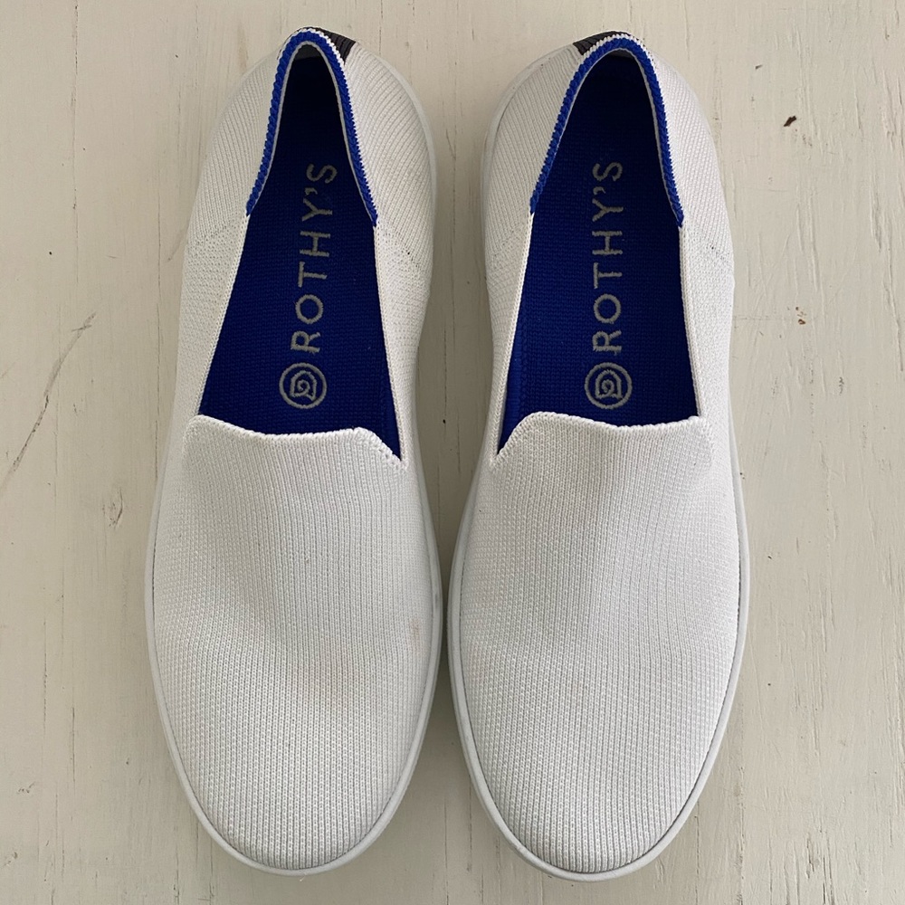 Rothys white sneakers